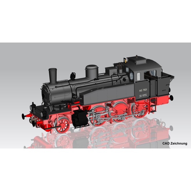 Piko 50747 - Dampflok/Sound RH 75 ex BR 91 NS III + PluX16 Dec.