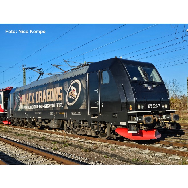Piko 57877 - Elektrolok 185 329 Black Dragons VI + DSS 8pol.