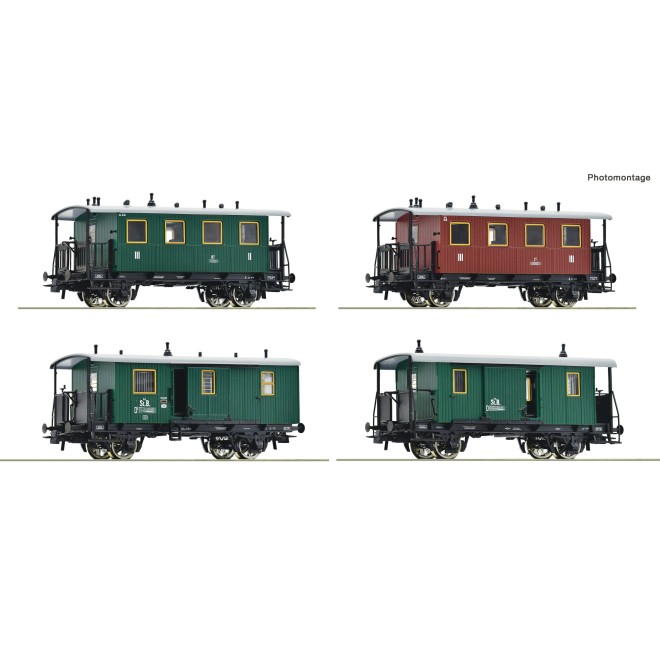 Roco 6200190 - 4er Set Personenzug KKSTB