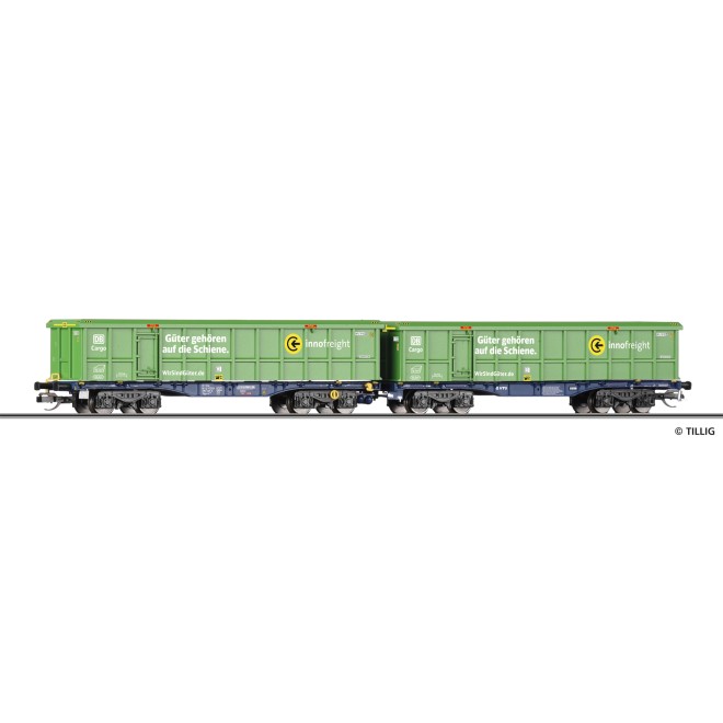 Tillig 15082 - Doppeltragwagen InnoWaggon der VTG
