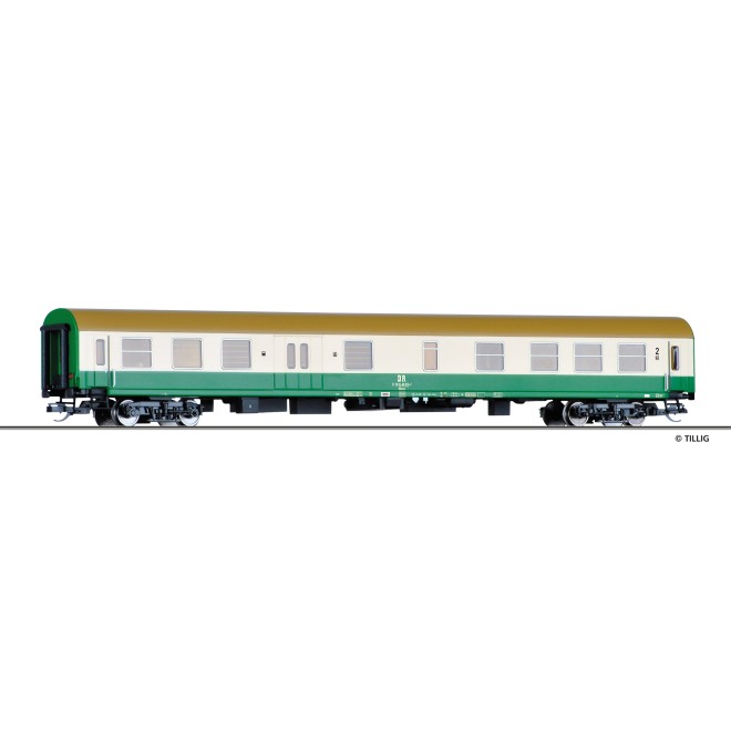 Tillig 502452 - Reisezugwagen 2. Klasse mit Gepäckabteil BDmse der DR