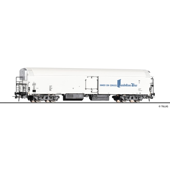 Tillig 77083 - Maschinenkühlwagen Iaghqrs „Landskron Brau-Manufaktur Görlitz“ der DR
