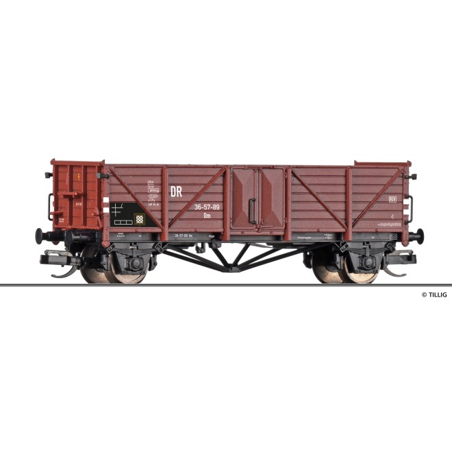 Tillig 95581 - Offener Güterwagen Om der DR