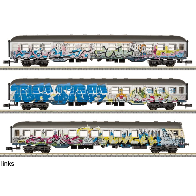 Minitrix 18264 - Personenwagen-Set Silberlinge