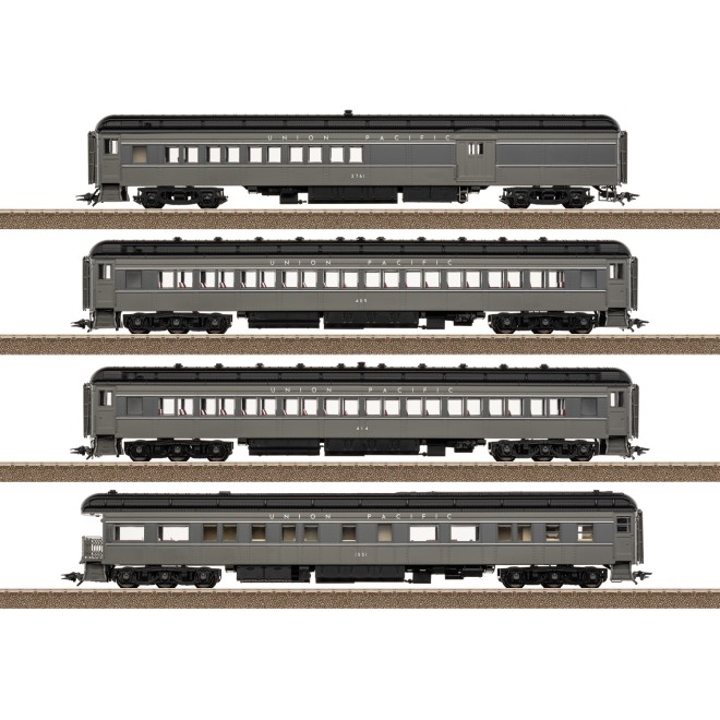 US-Heavyweight Personenwagen-Set, Spur H0