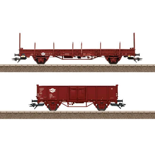 Güterwagen-Set MÁV, Spur H0