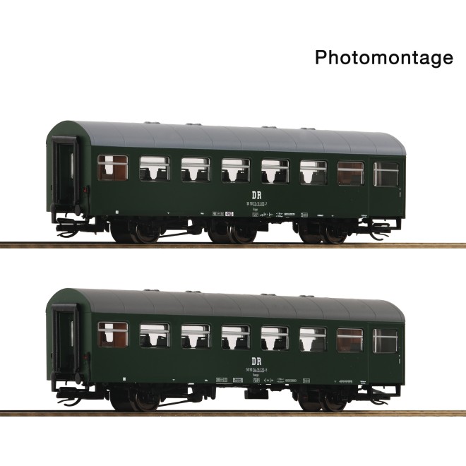 Roco 6280064 - 2-tlg. Set 1: Rekowagen, DR