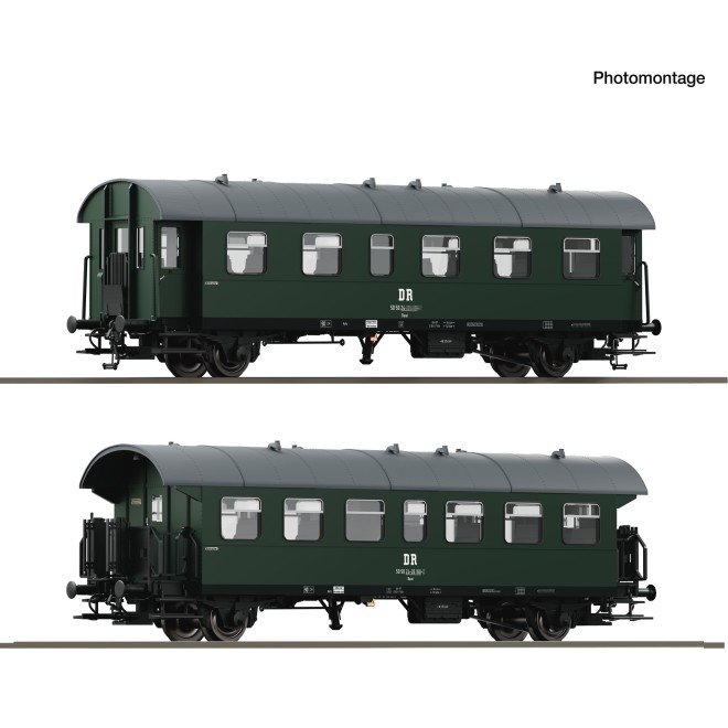 Roco 6280085 - 2-tlg. Set: Personenwagen, DR