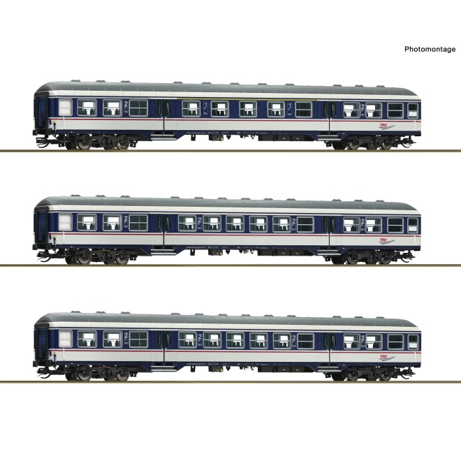 Roco 6280088 - 3-tlg. Set: Nahverkehrswagen, TRI