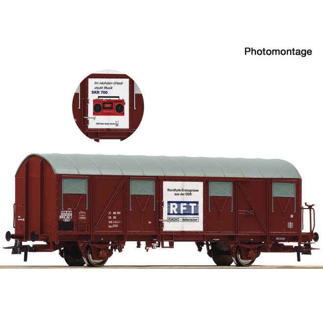Roco 76609 - Gedeckter Güterwagen, DR