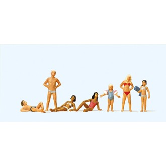 Preiser 10308 - Kinder und Jugendliche im Schwimmbad