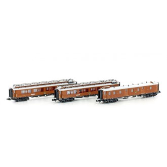 Hobbytrain 22104 - 3-tlg. CIWL Set 1 W-N-C-Express 2xSchlaf 1xGepäck Ep.I "Summer Sale"
