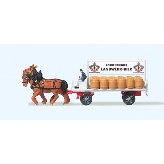 Preiser 79478 - Brauereiwagen. Fertigmodell