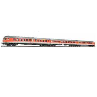 Liliput 133177 - Dieseltriebw. BR 614/914, blutorange/kieselgrau, 3-tlg., DB AG, Ep.V WS dig.