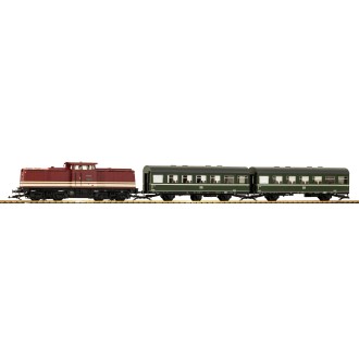 Piko 37145 - G-Start Set Personenzug V100 + 2x Rekowg. DR III