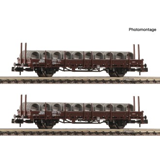 Fleischmann 6660072 - 2er-Set Rungenw.Ks+Drahtrollen