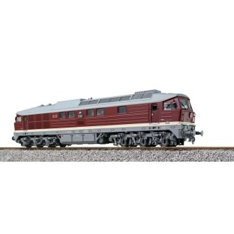 ESU H0 31352 - Diesellok 132 380, DR, bordeauxrot, Ep. IV, LokSound, Rauch, DC/AC Neuware