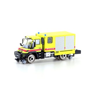 Hobbytrain H32308 - Zweiwege Unimog U423 RhB Feuerwehr, Ep.VI, DC/DCC
