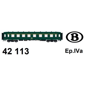 L. S. Models LS42113 - Personenwagen I2 A8 SNCB Ep. IVa