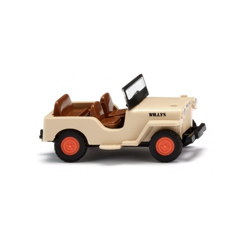 Wiking 001001 - Willys Jeep CJ-3A - elfenbeinbeige