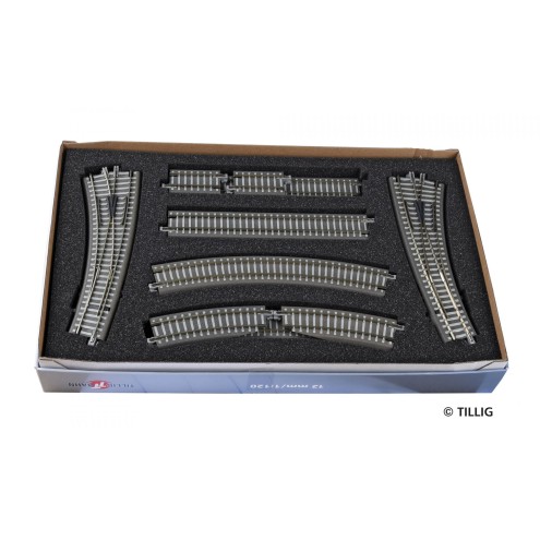 Tillig 01835 - Gleiserweiterungsset "Parallelkreis Teil 2"