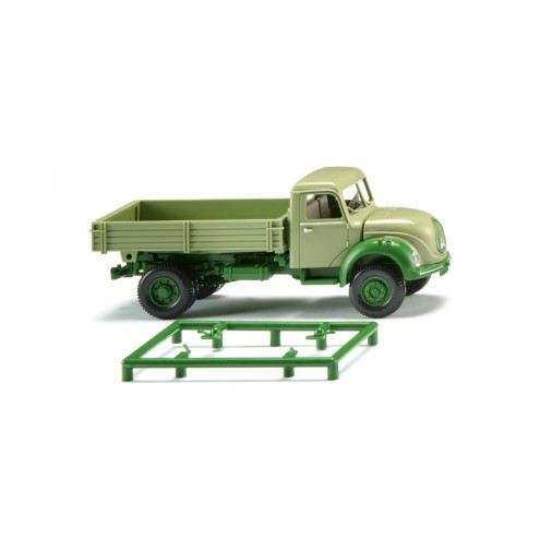 Wiking 042496 - Pritschenkipper (Magirus) - hellgrün