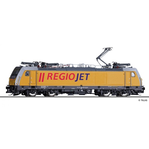 Tillig 05034 - Elektrolokomotive Reihe 386 der RegioJet, Ep. VI