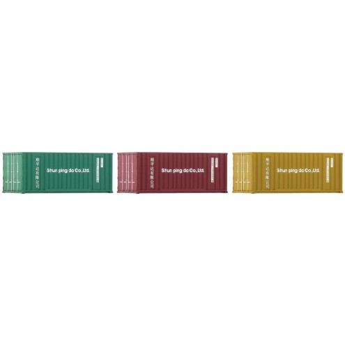 Roco 05217 - 3-tlg. Set 20ft. Container