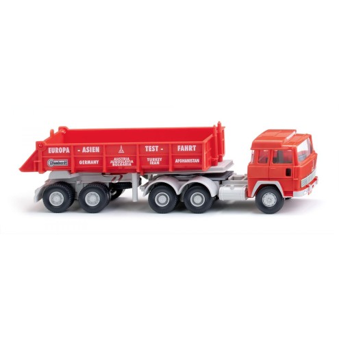 Wiking 067708 - Hinterkippersattelzug (Magirus 235 D)