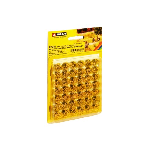 Noch 07043 - Grasbüschel Mini-Set XL “blühend”