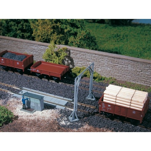 Auhagen 11404 - Gleiswaage mit Lademaß