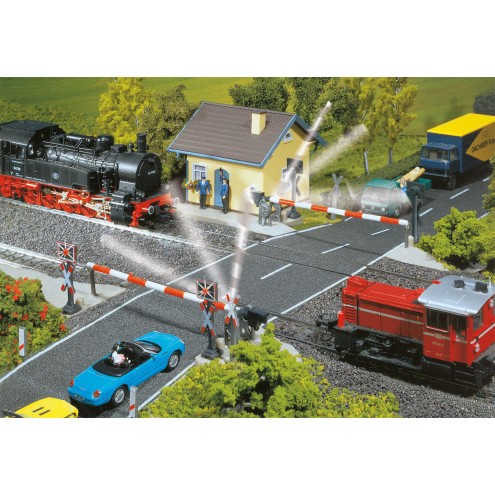 Faller 120171 - Beschrankter Bahnübergang