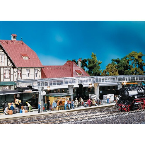 Faller 120188 - Bahnsteig mit Kiosk