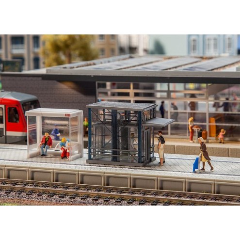 Faller 120297 - Moderner Aufzug mit Antriebsteilen
