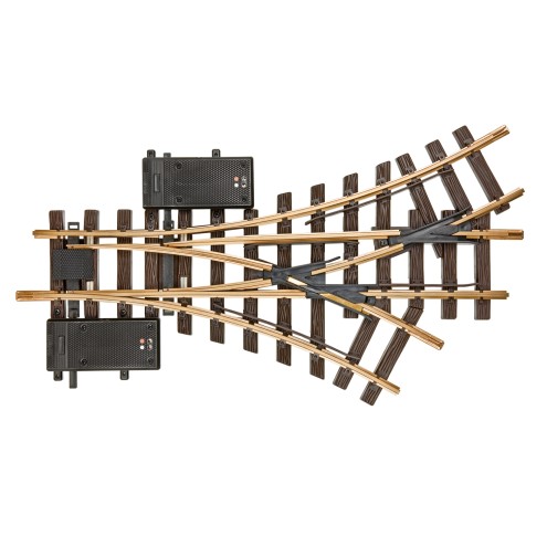 LGB 12360 - Elektrische Dreiwegweiche, R1, 30°