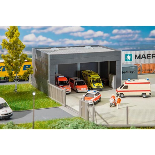 Faller 130893 - Fahrzeugunterstand, Systembau