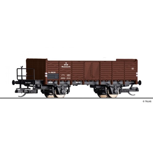 Tillig 14294 - Offener Güterwagen PTR der DSB, Ep. III