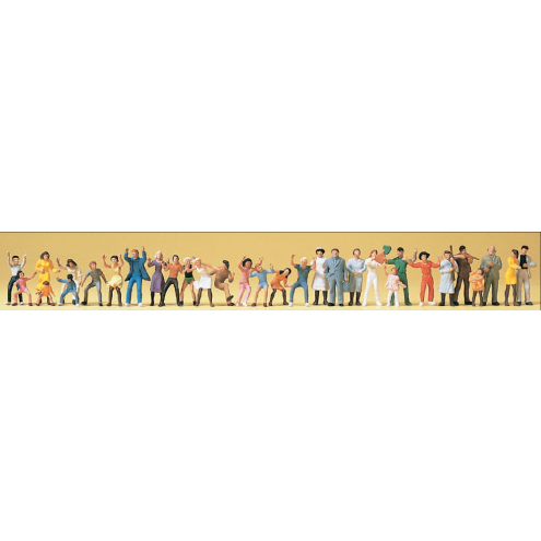 Preiser 14414 - Volksfestbesucher 30 Figuren