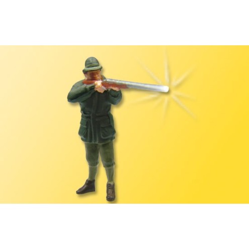 Viessmann 1529 - H0 Jäger mit Gewehr und Mündungsfeuer ersetzt Art. 5129