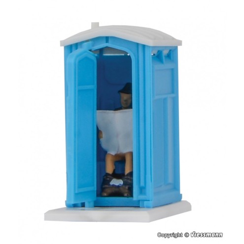 Viessmann 1545 - H0 Baustellen-Toilette, bewegt