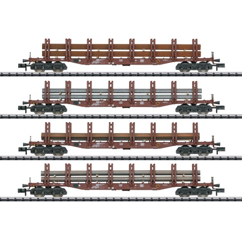Minitrix 15484 - Güterwagen-Set "Stahltransport"