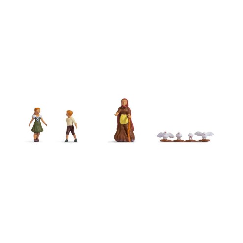 Noch 15804 - HO Hänsel und Gretel mit Hexe