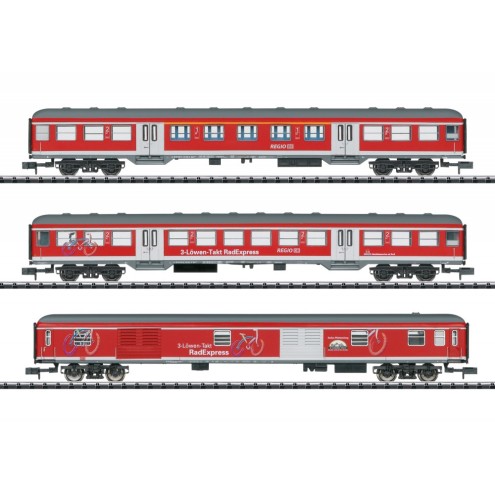 Minitrix 15884 - Wg.-Set Fahrradexpress