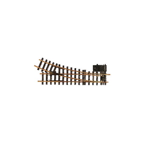 LGB 16050 - Elektrische Weiche, rechts, R3, 22,5°