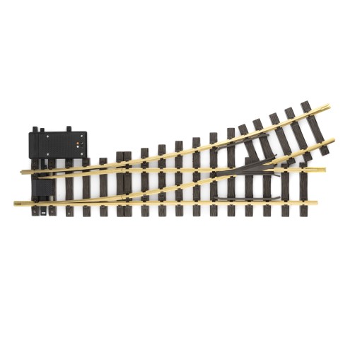 LGB 16150 - Elektrische Weiche, links, R3, 22,5°
