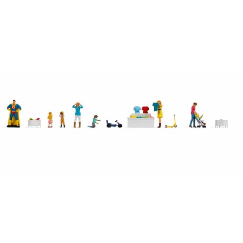 Noch 16240 - HO Figuren-Themenwelt "Spielwarengeschäft"