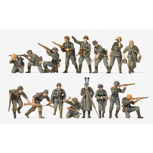 Preiser 16504 - Panzergrenadiere. Deutsches Reich 1942