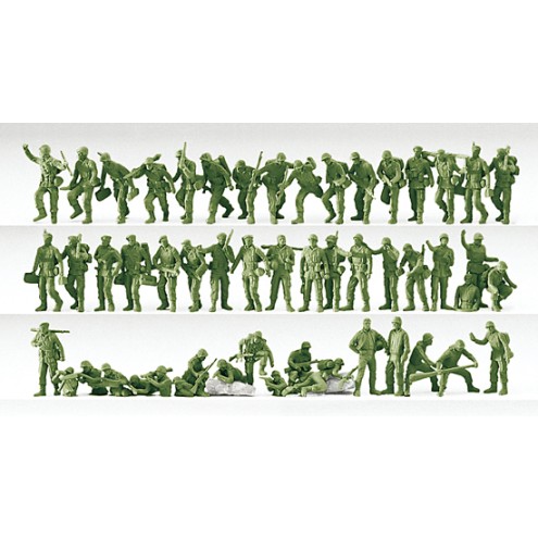 Preiser 16506 - Bundeswehr. Bundesrepublik Deutschland. Jäger, Panzergrenadiere, Pioniere und Feldjäger.
