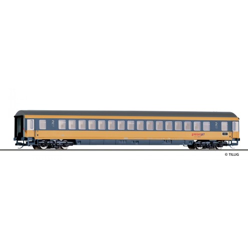 Tillig 16522 - Reisezugwagen 2. Klasse Bmpvz der RegioJet, Ep. VI