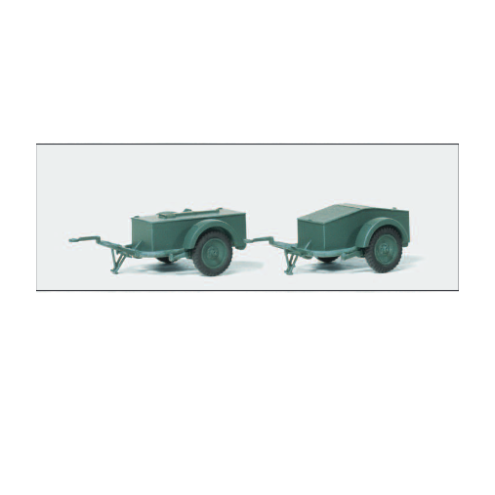 Preiser 16574 - Sonderanhänger SdAnh 51 mit Munitions- und Transportkiste.